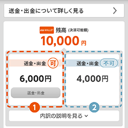 アプリの場合　出金の手順４